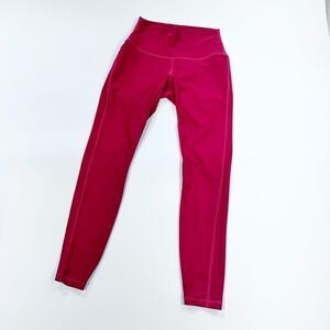 Tesla red high waisted leggings M